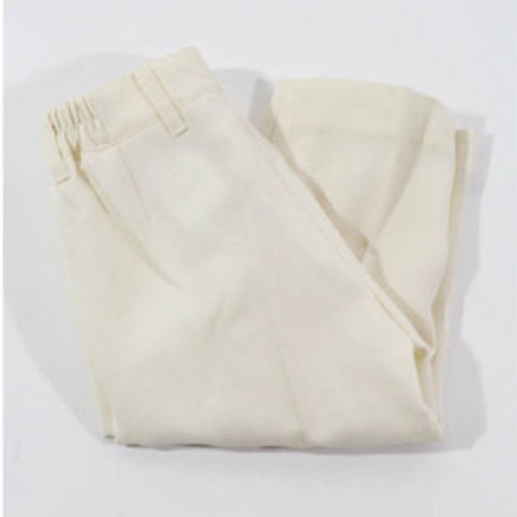 rare designer made in Italy Boys off white Wool Dress Pants trousers size 1 - Picture 5 of 5